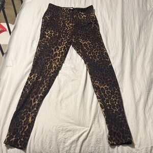 IMAN Leopard Print Leggings